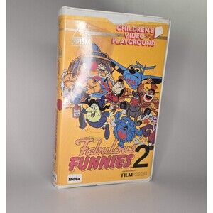Children's Video Playground Fabulous Funnies 2 RARE Betamax NOT VHS